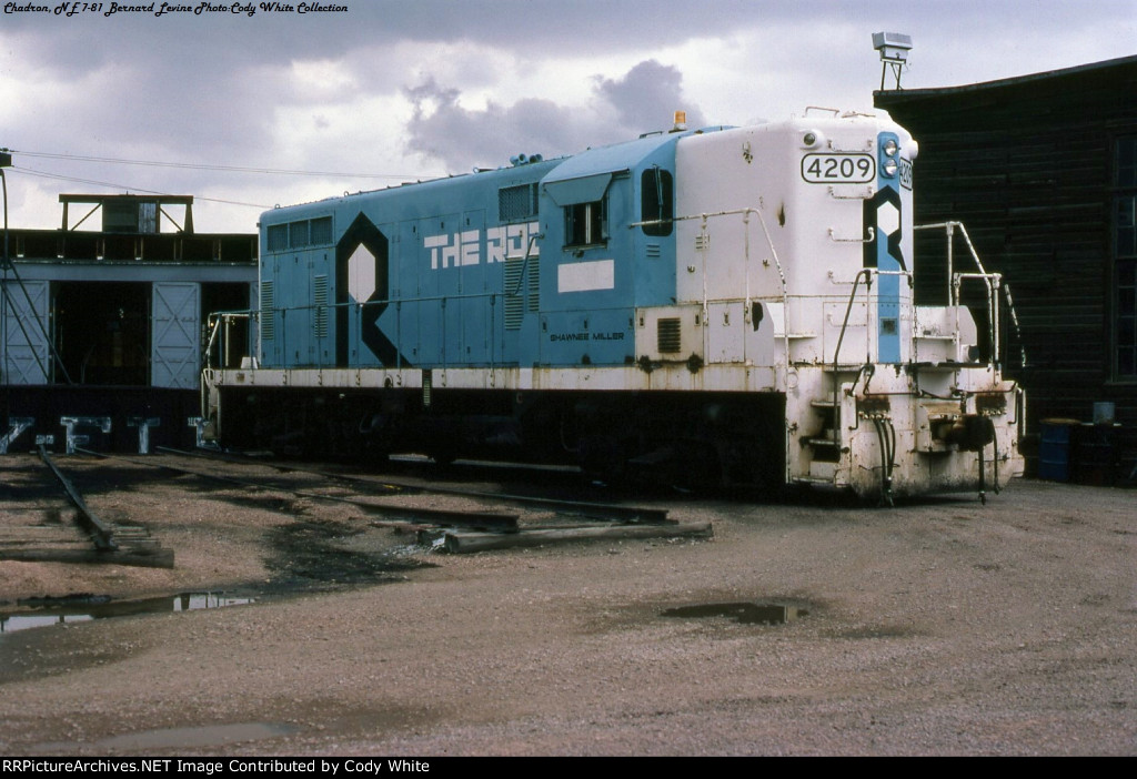 Chicago and Northwestern GP7R 4209